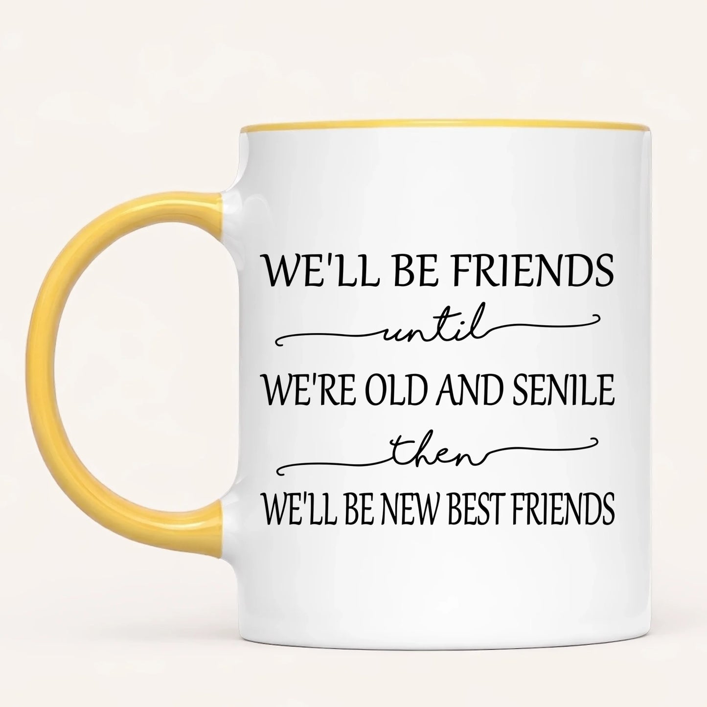 Personalised Friends Mug | Old & Senile