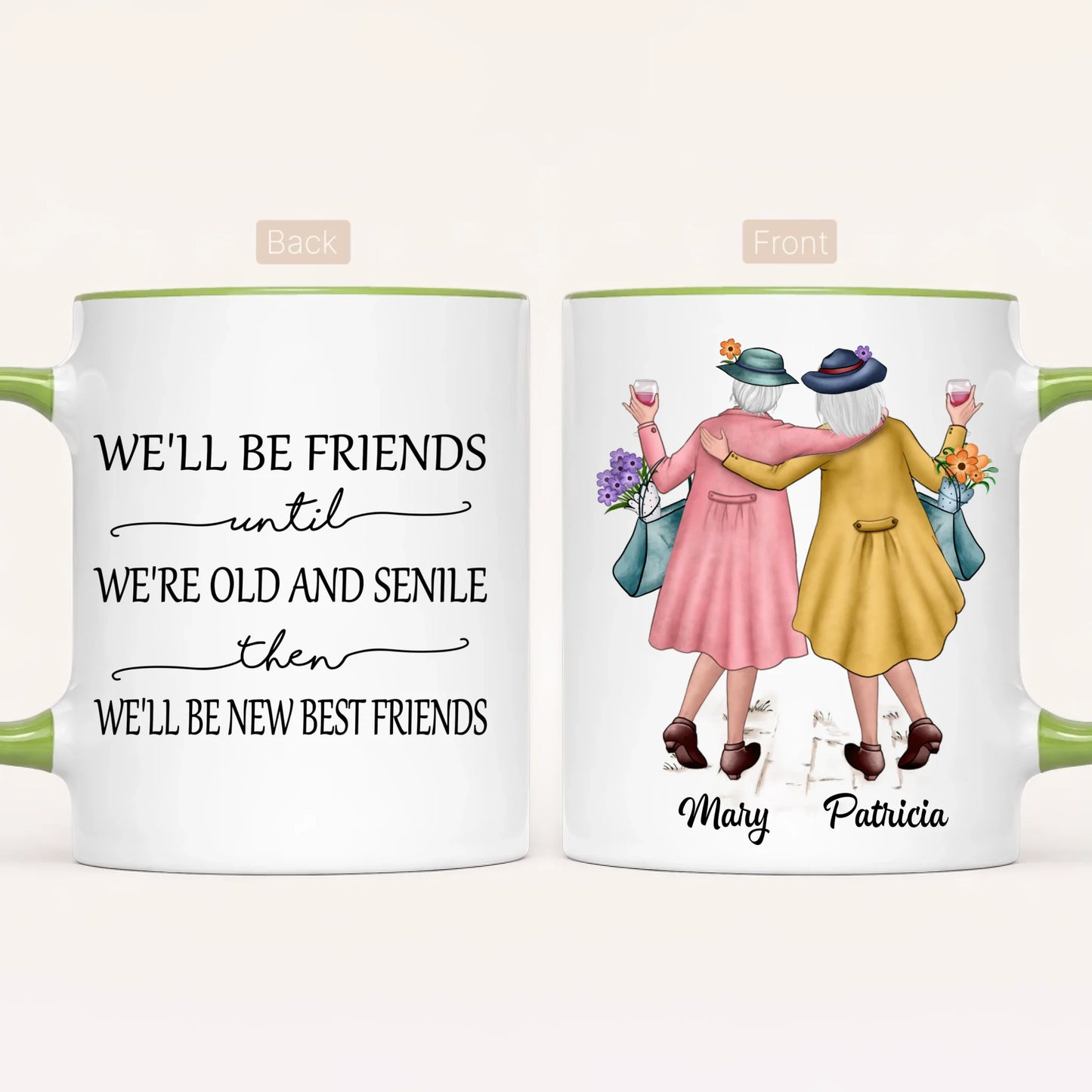 Personalised Friends Mug | Old & Senile