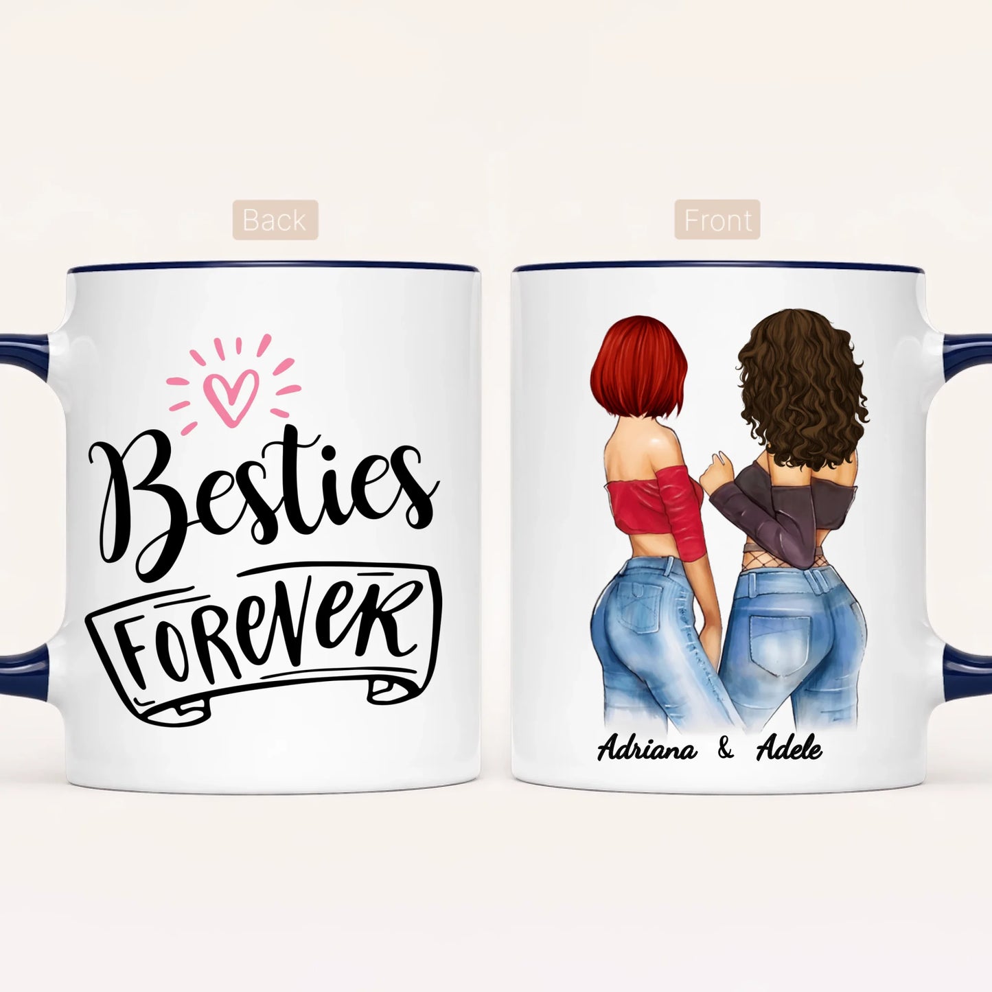 Personalised Besties Mug | Besties Forever
