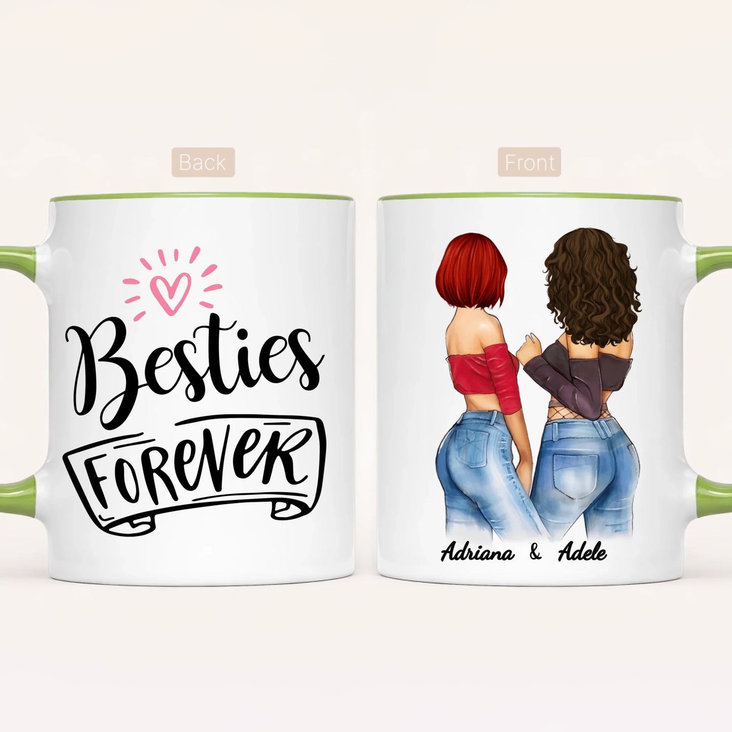 Personalised Besties Mug | Besties Forever