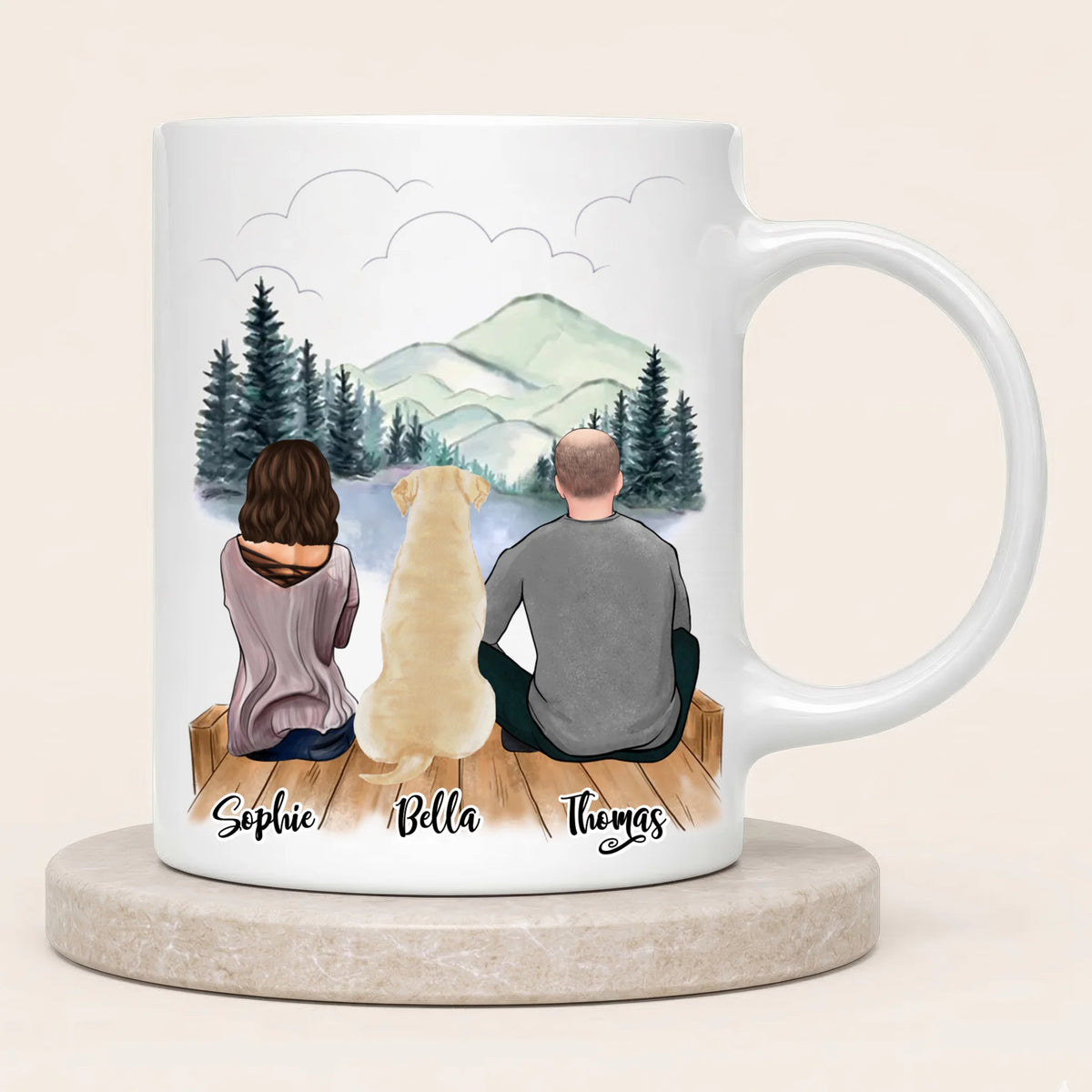 Personalised Dog Mug | You, Me & The Dog