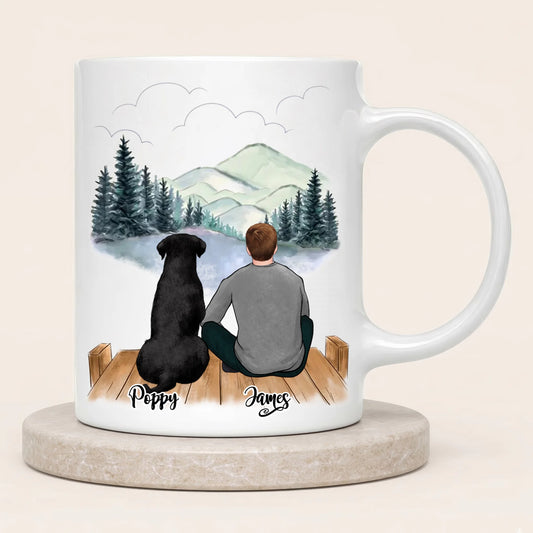Personalised Dog Dad Mug | Life Is Better with a dog