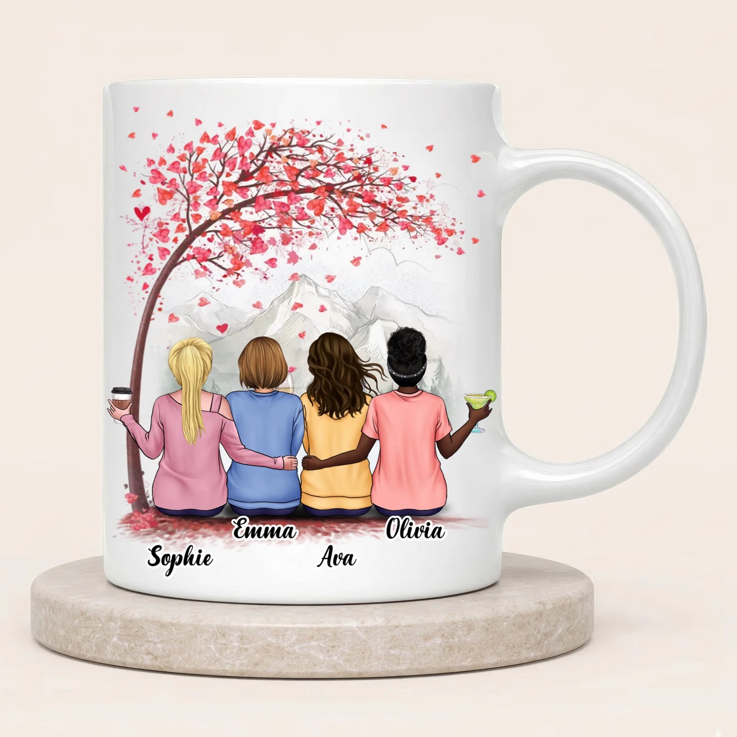 Personalised Best Friends Mug | This Is Us | Up to 6