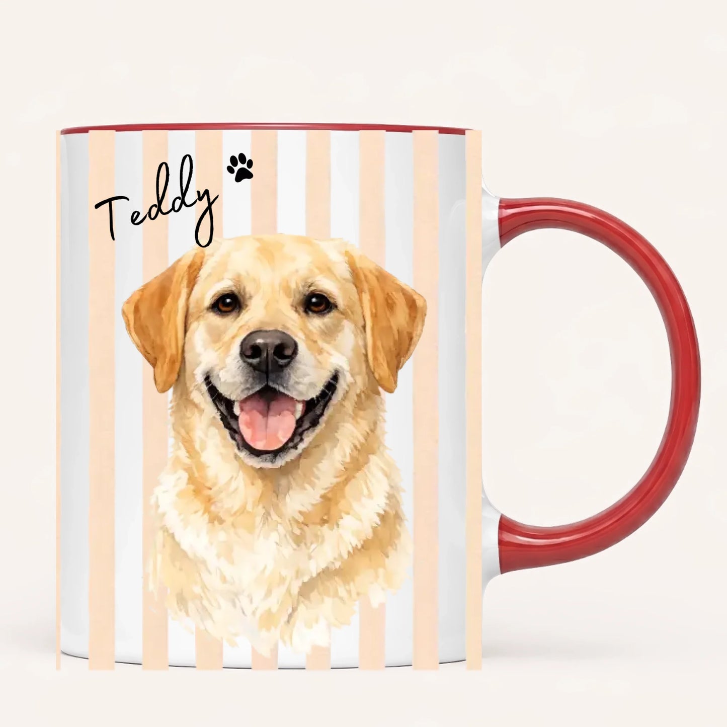 Personalised Dog Portrait Mug | Photo to Watercolour