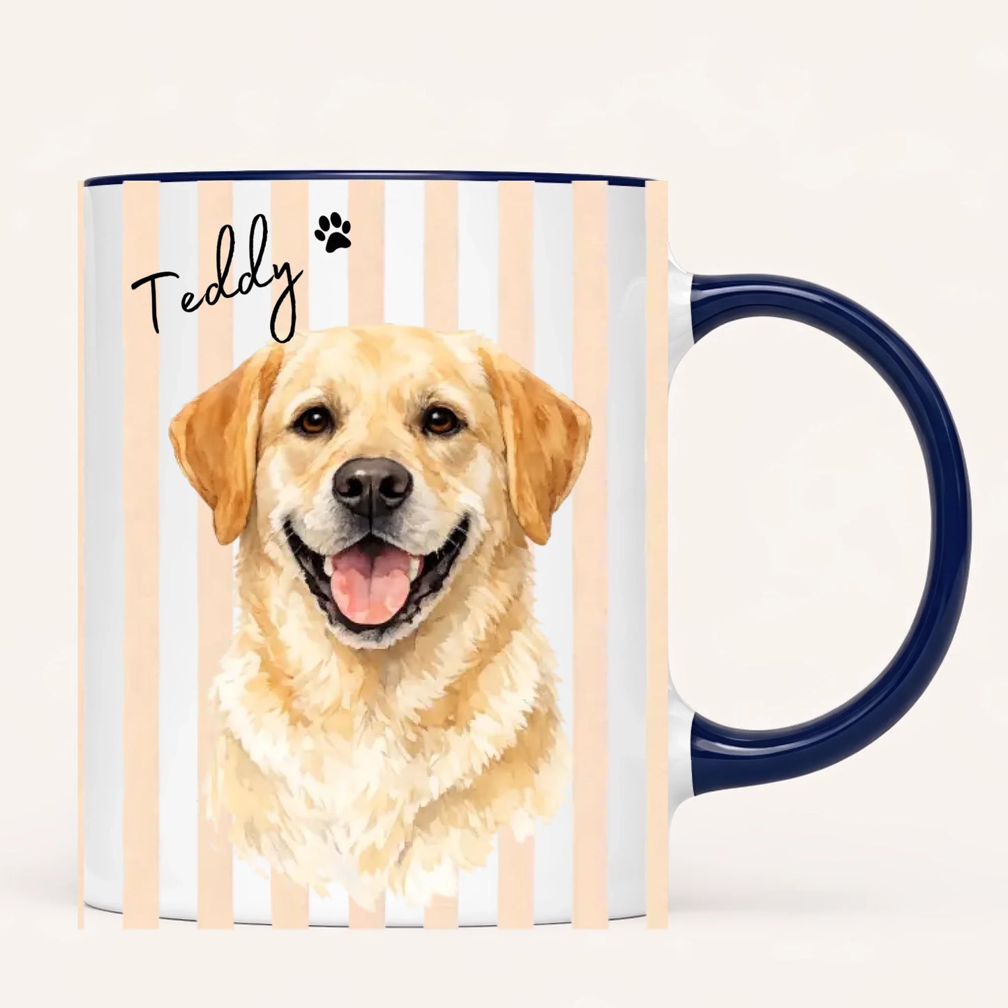 Personalised Dog Portrait Mug | Photo to Watercolour