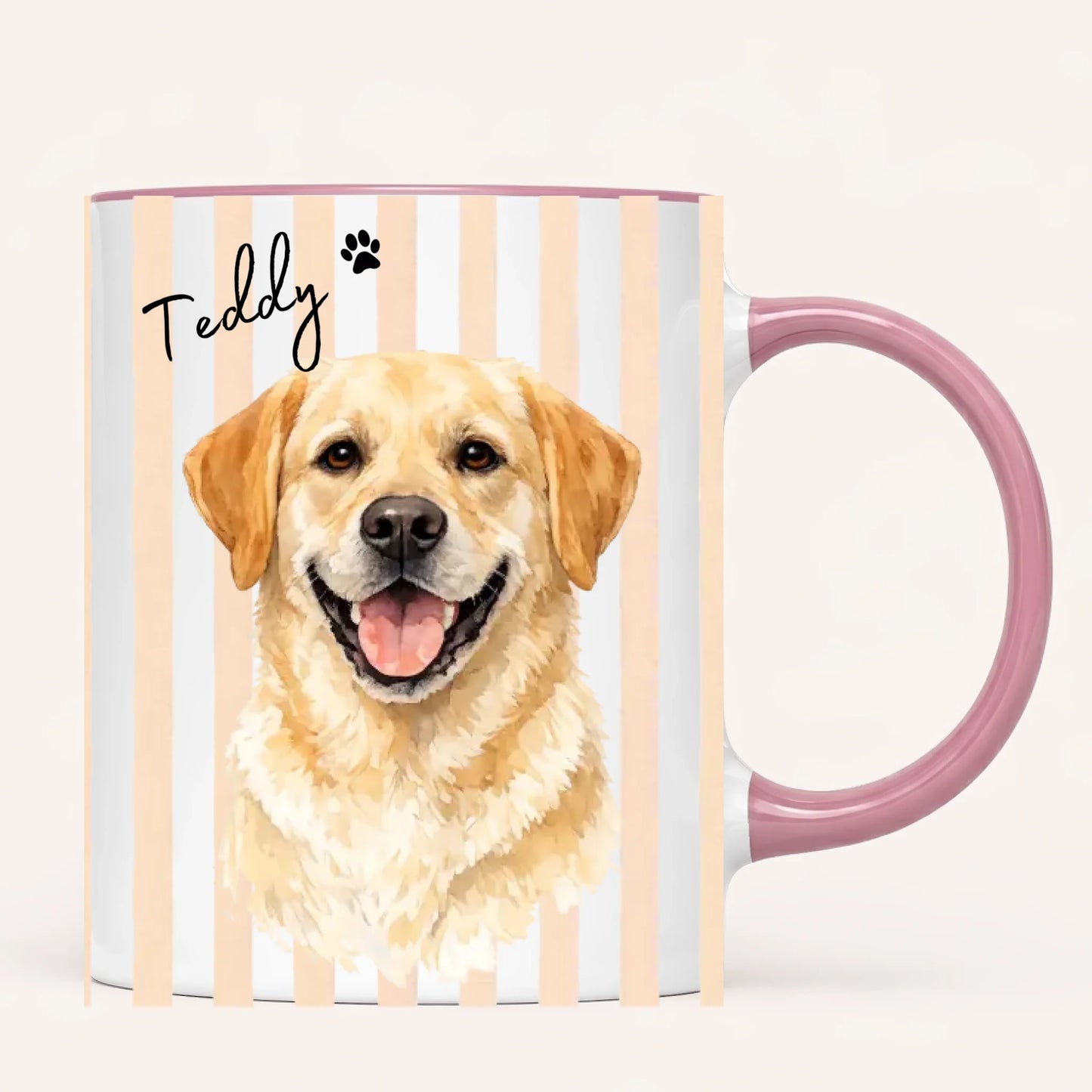 Personalised Dog Portrait Mug | Photo to Watercolour
