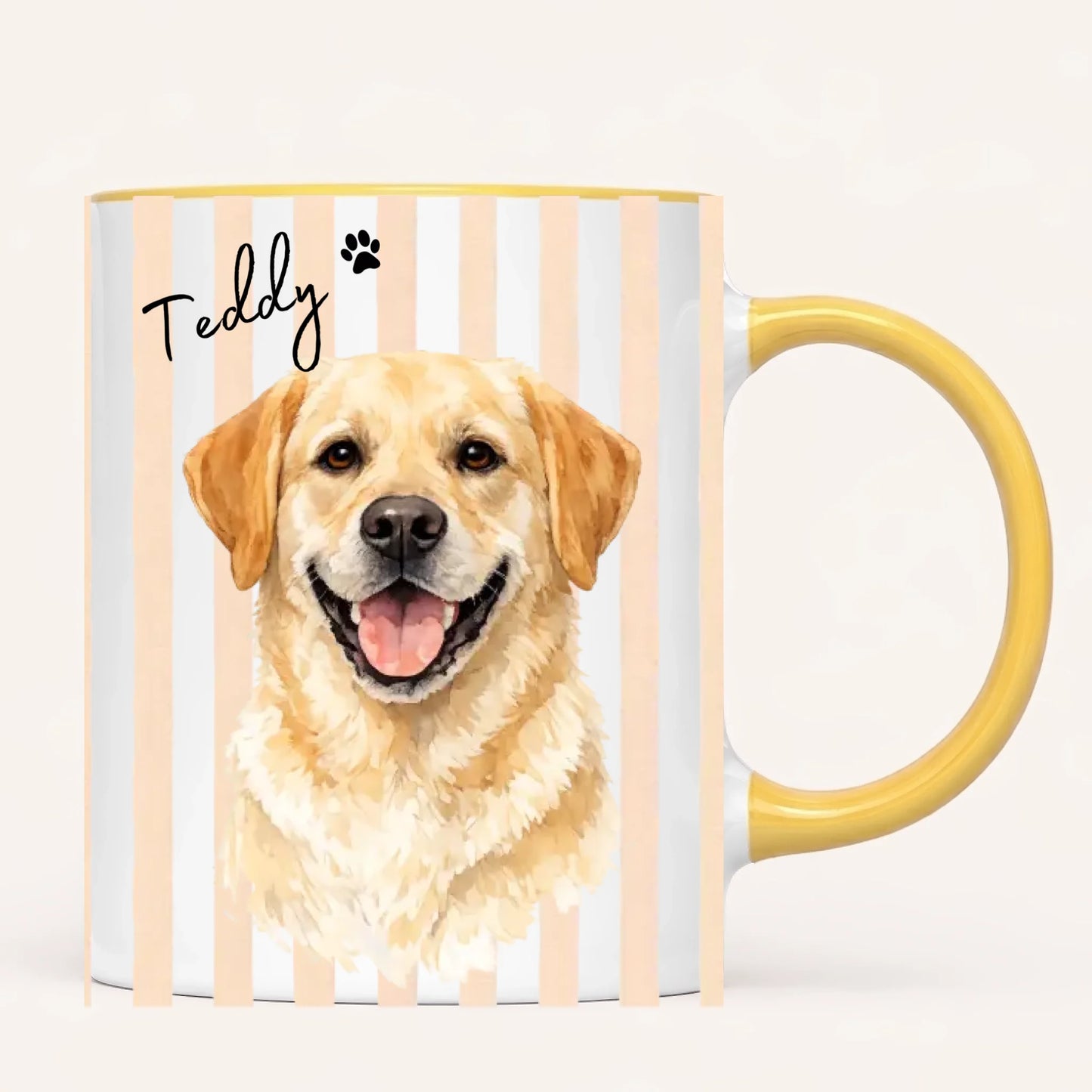 Personalised Dog Portrait Mug | Photo to Watercolour