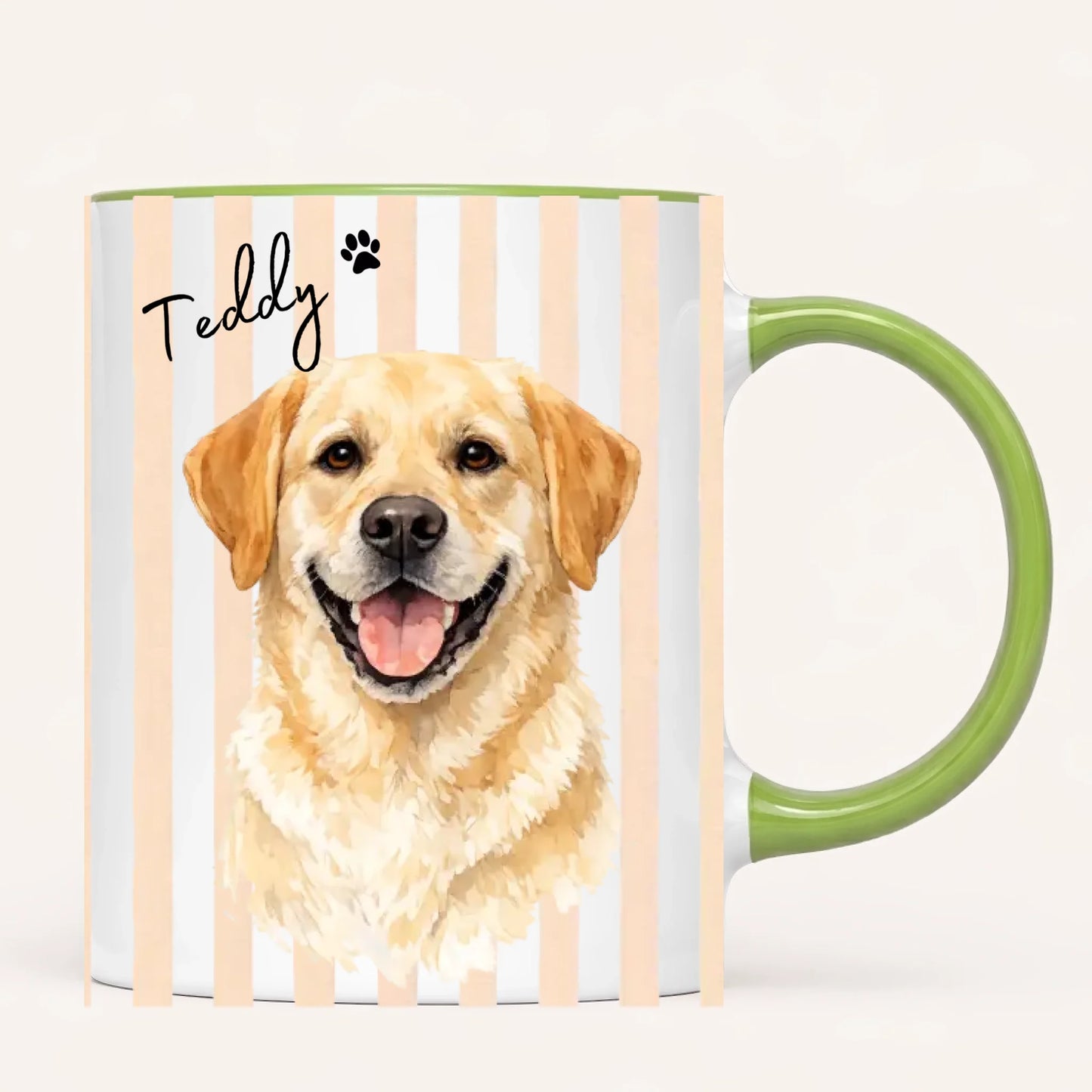 Personalised Dog Portrait Mug | Photo to Watercolour
