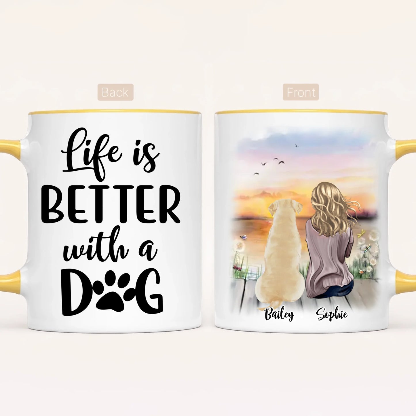 Personalised Dog Mum Mug | Life Is Better With a Dog
