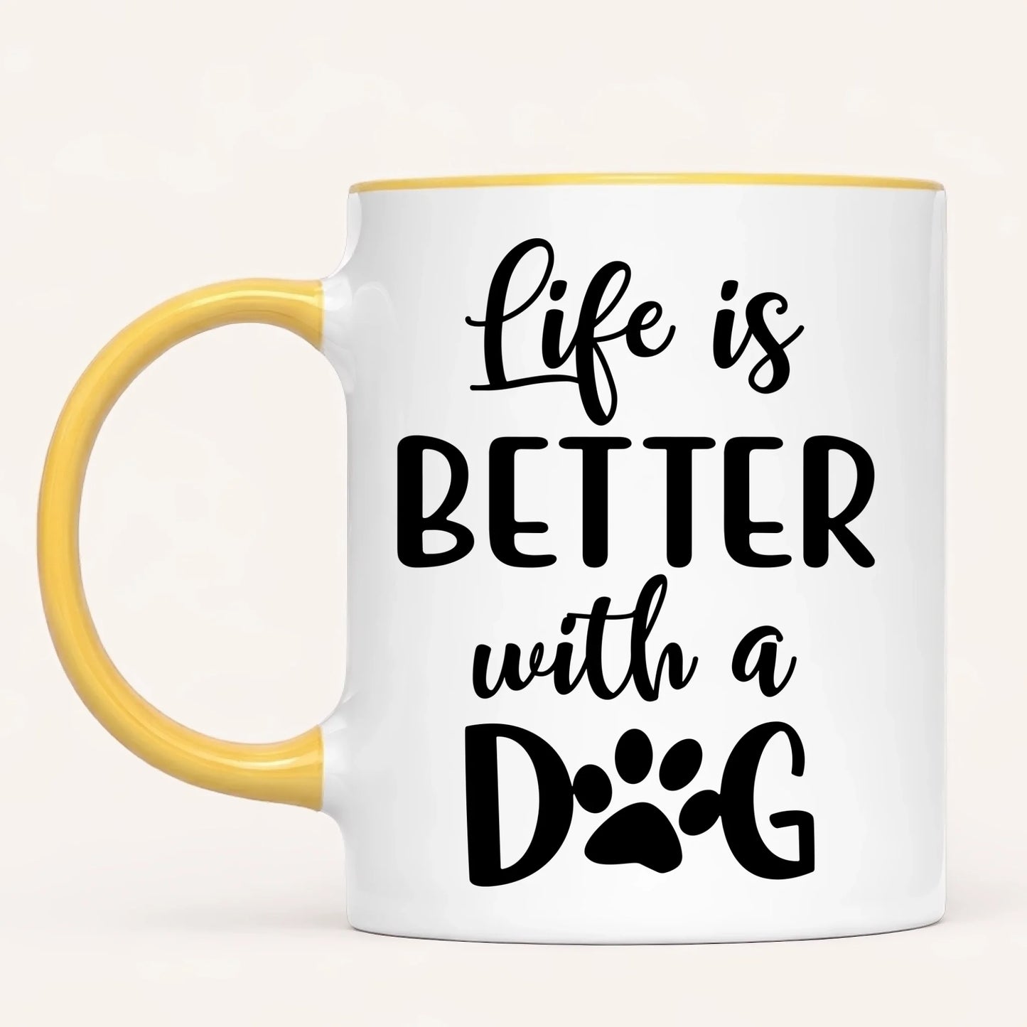 Personalised Dog Mum Mug | Life Is Better With a Dog