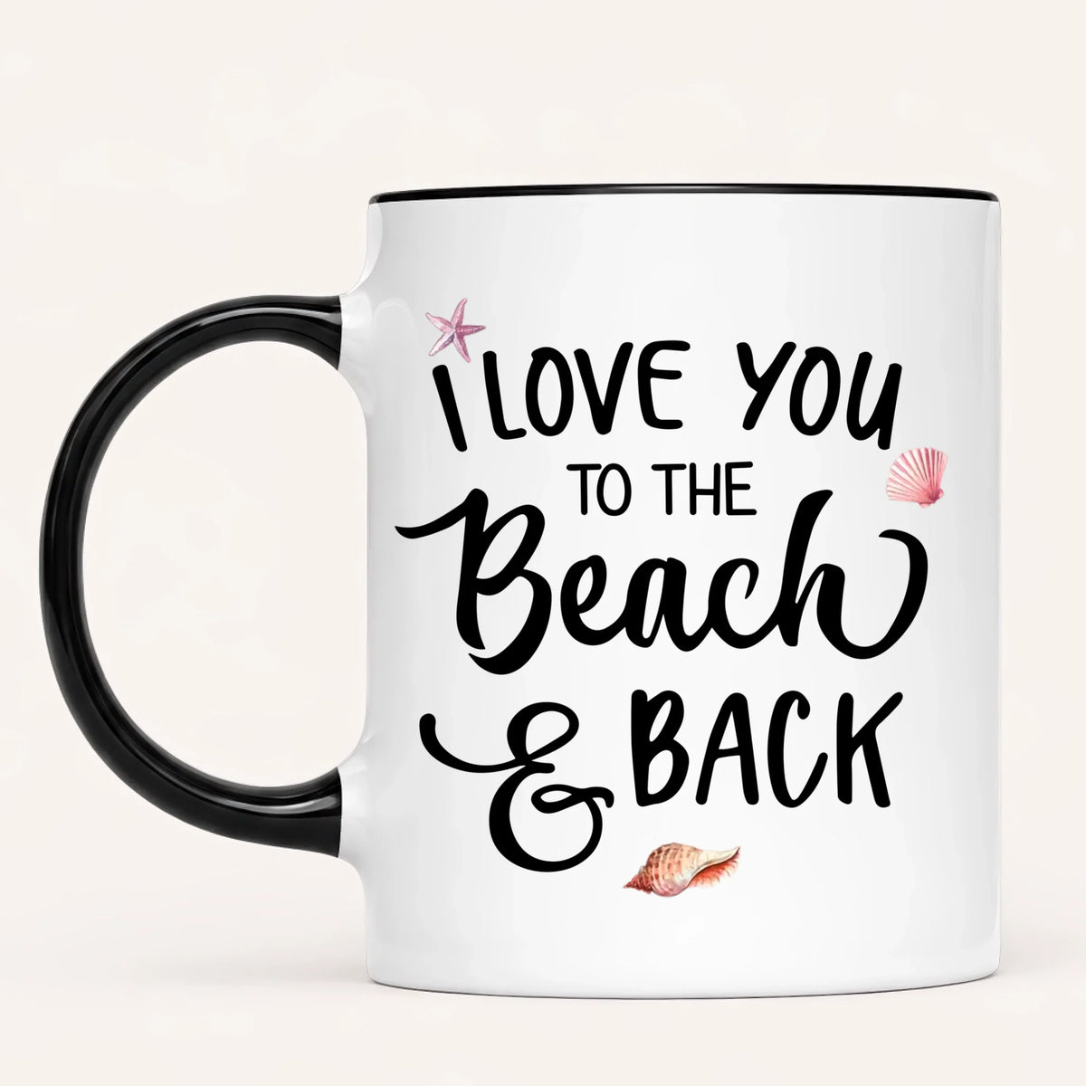 Personalised Beach Mug | To the Beach & Back