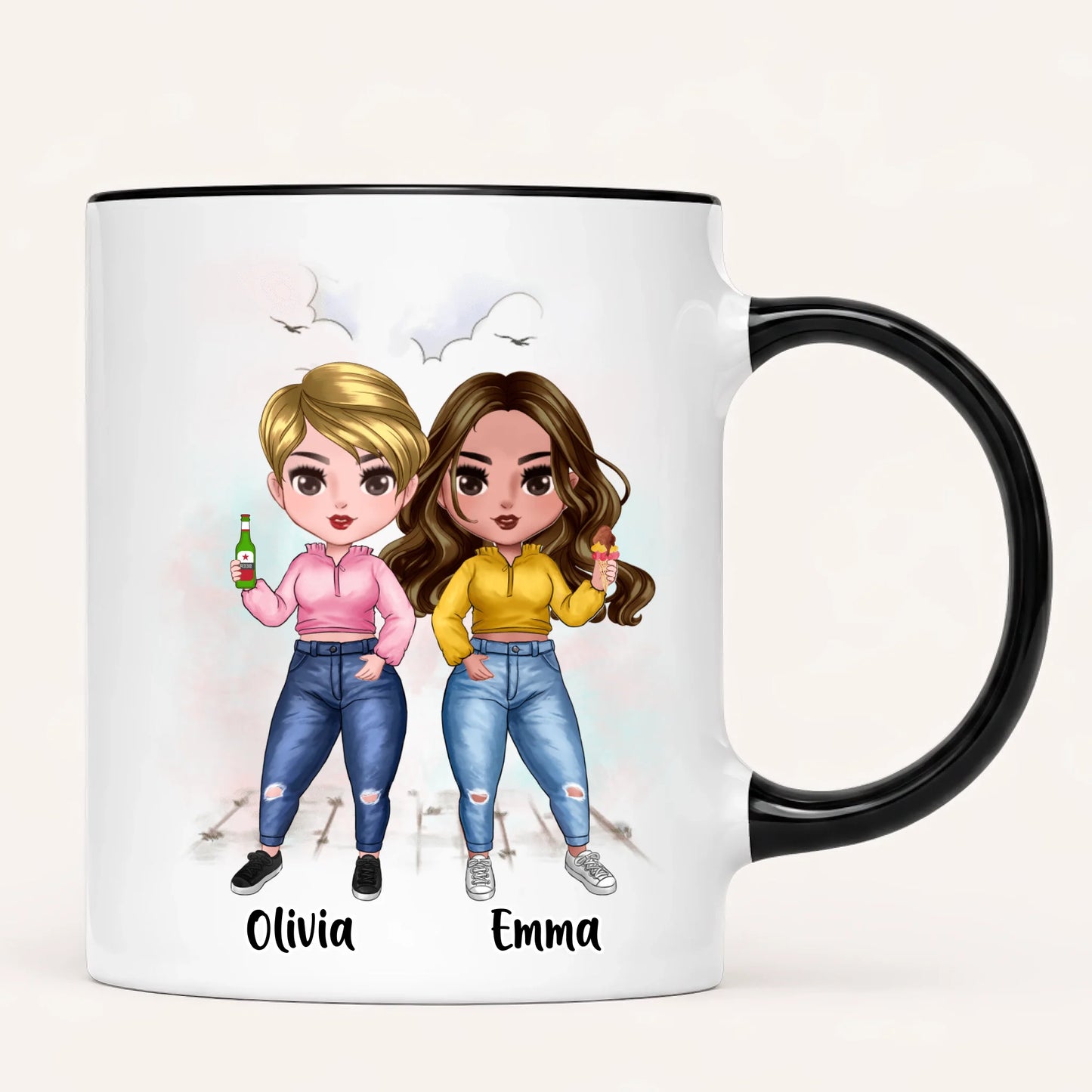 Personalised Best Friends Mug | Up to 7