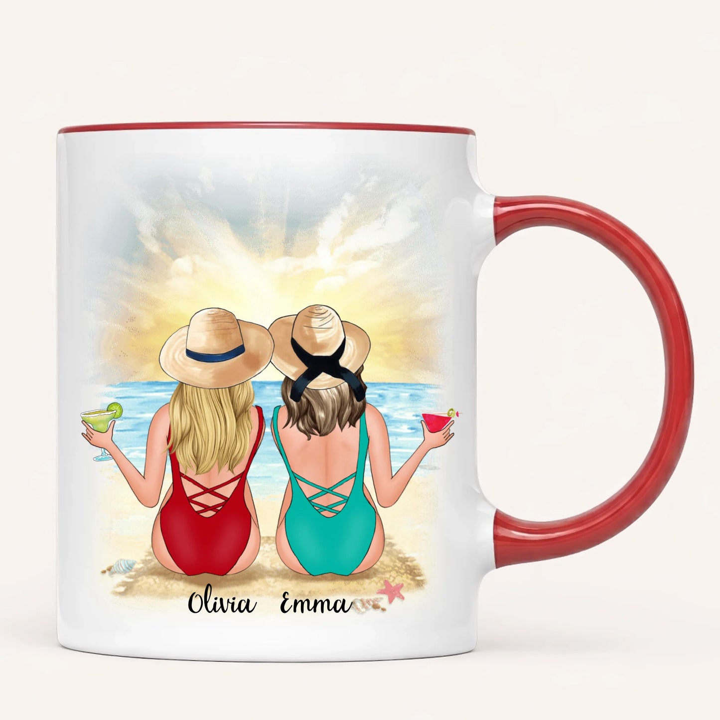 Personalised Beach Mug | To the Beach & Back