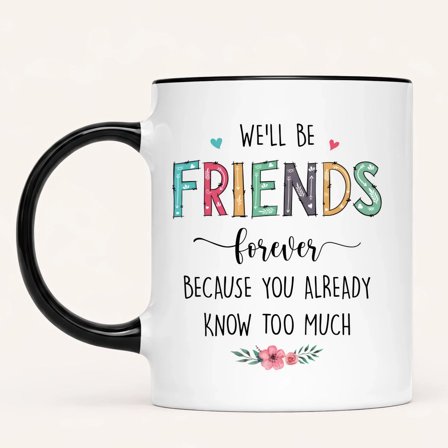 Personalised Best Friends Mug | Up to 7