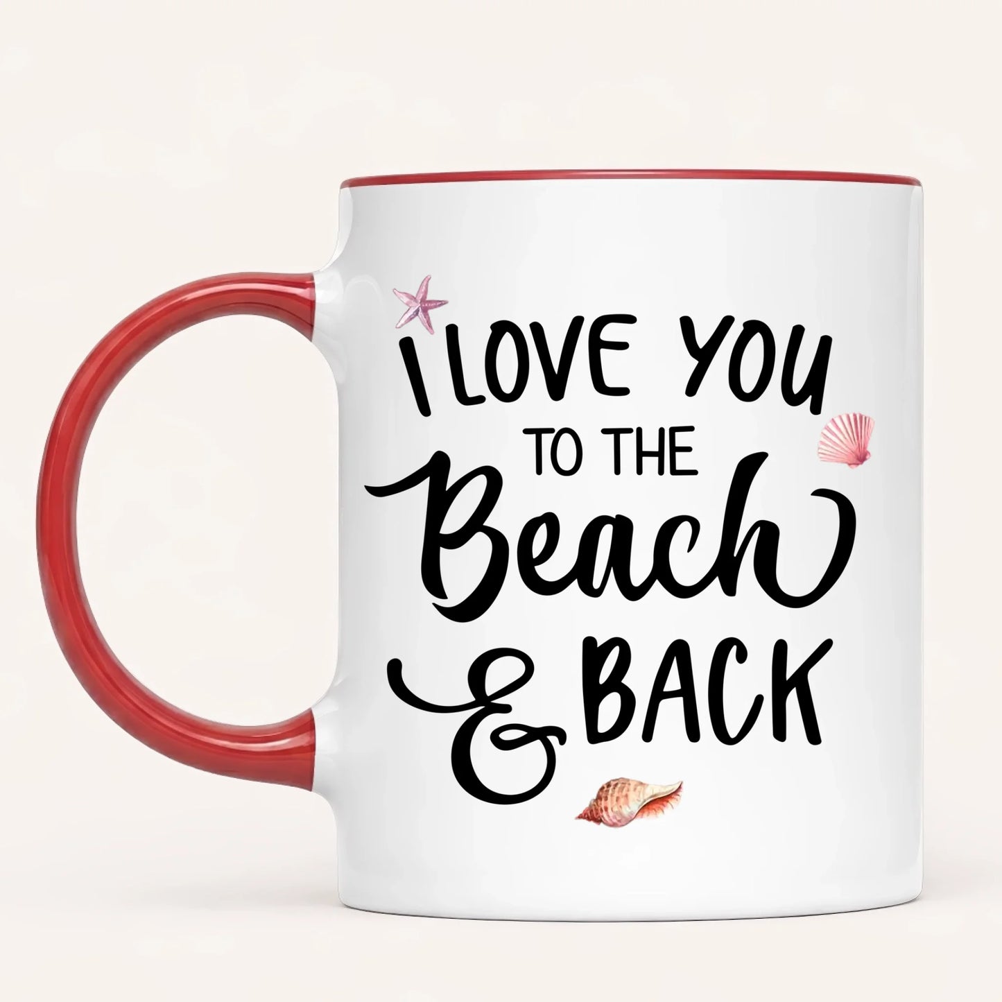 Personalised Beach Mug | To the Beach & Back
