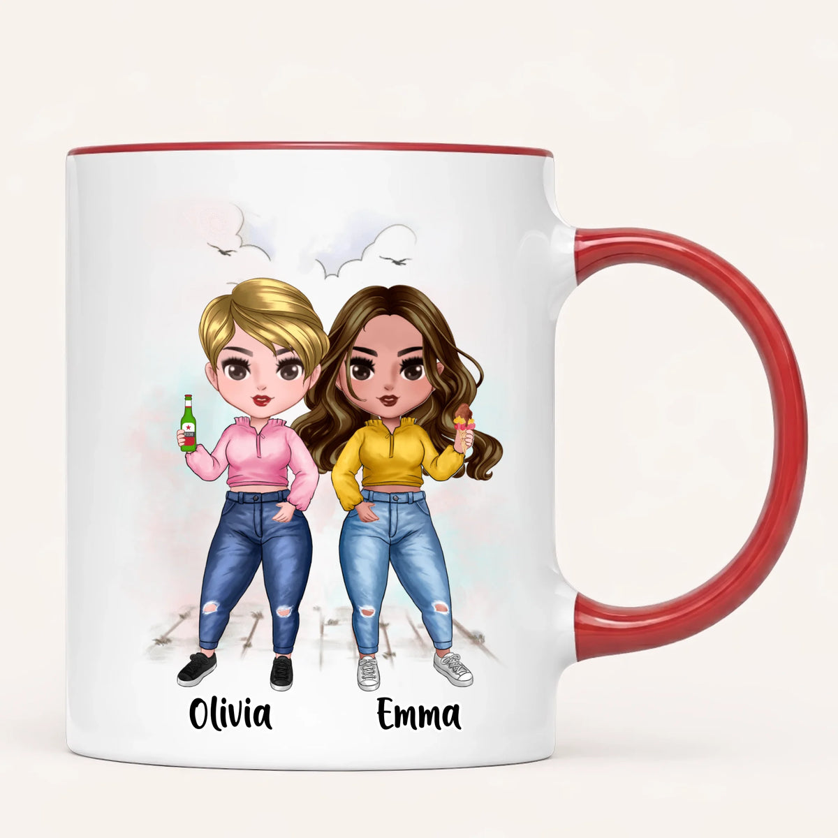 Personalised Best Friends Mug | Up to 7