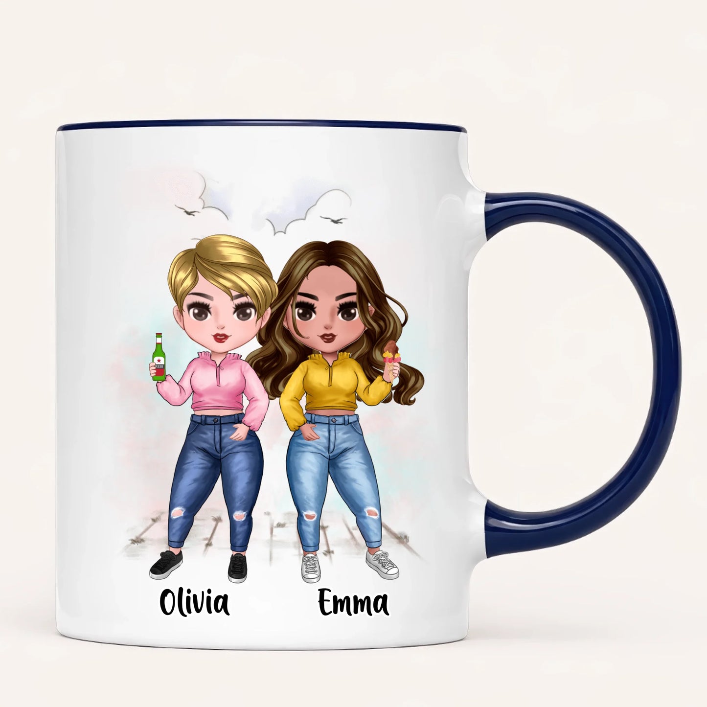 Personalised Best Friends Mug | Up to 7