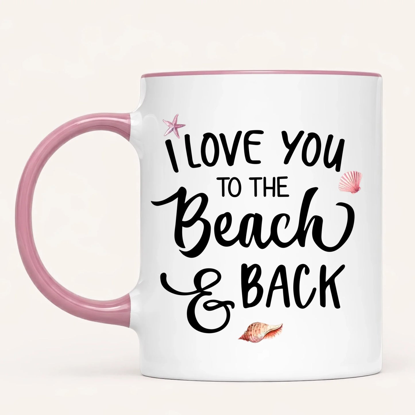 Personalised Beach Mug | To the Beach & Back