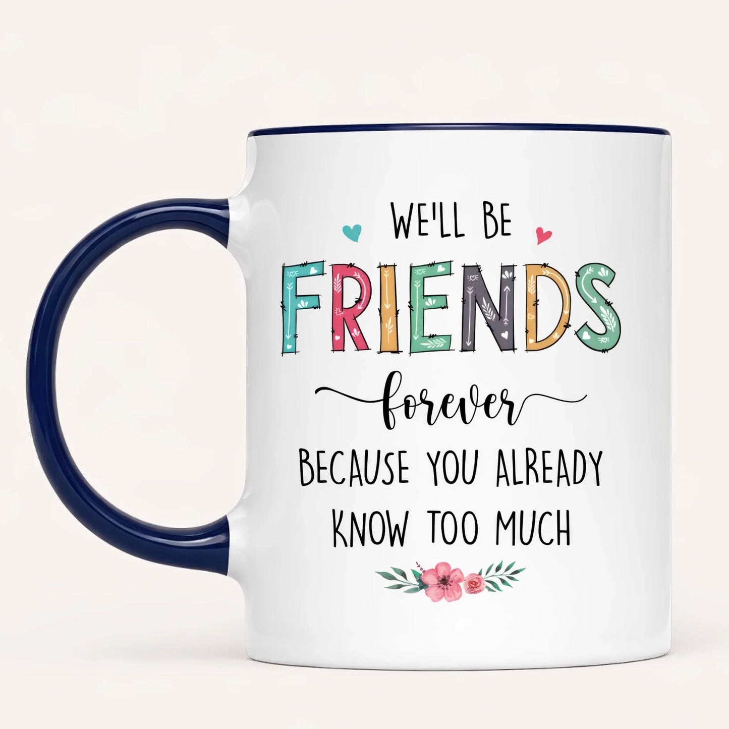Personalised Best Friends Mug | Up to 7
