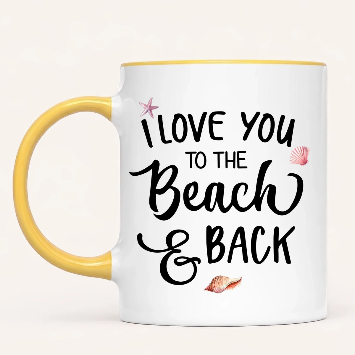 Personalised Beach Mug | To the Beach & Back