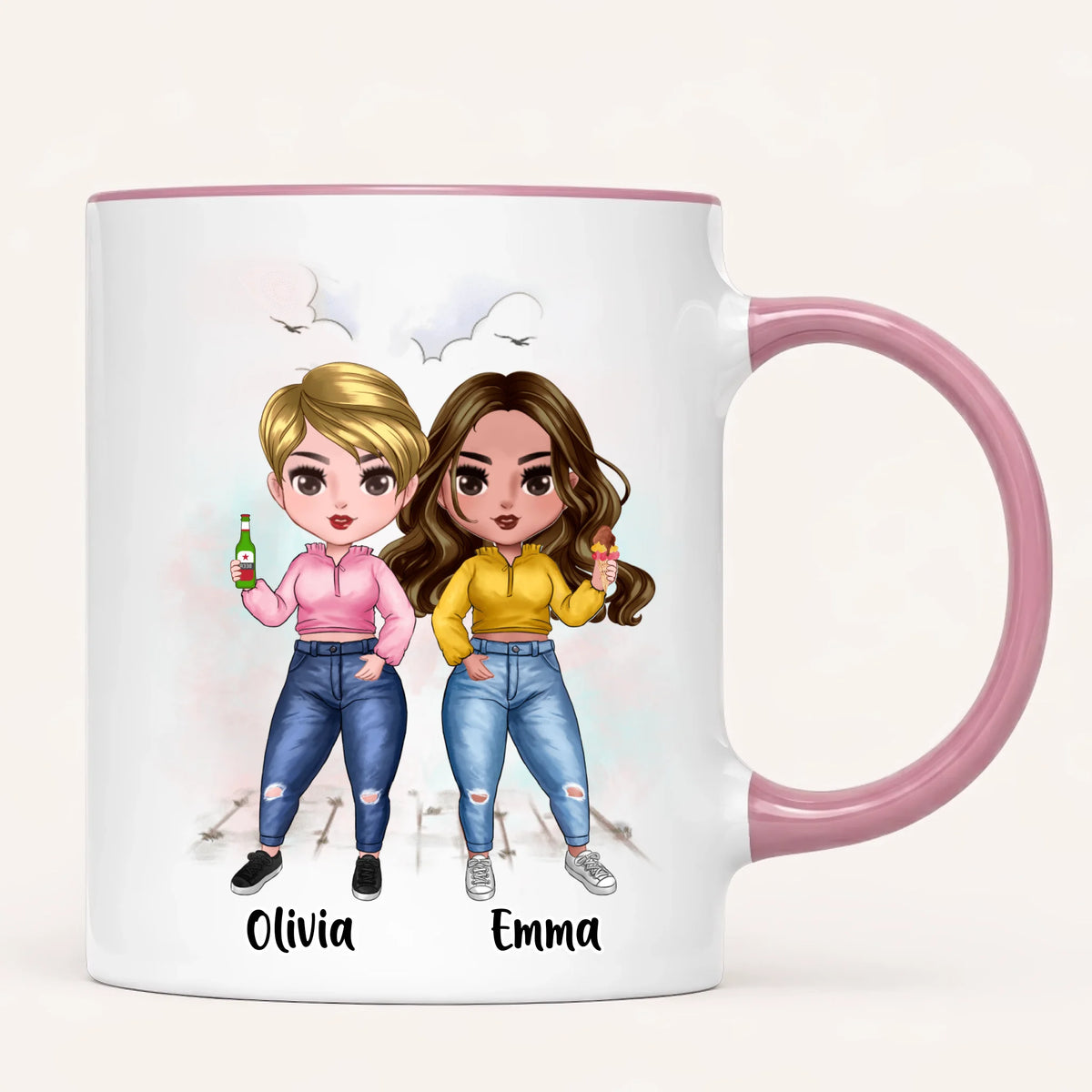 Personalised Best Friends Mug | Up to 7