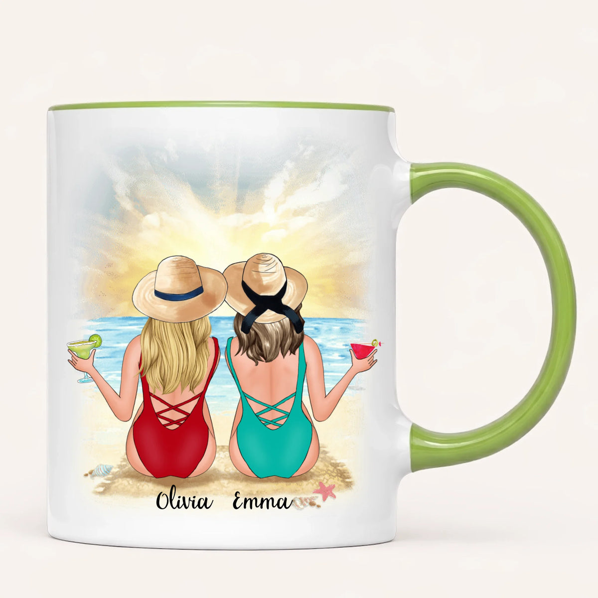 Personalised Beach Mug | To the Beach & Back