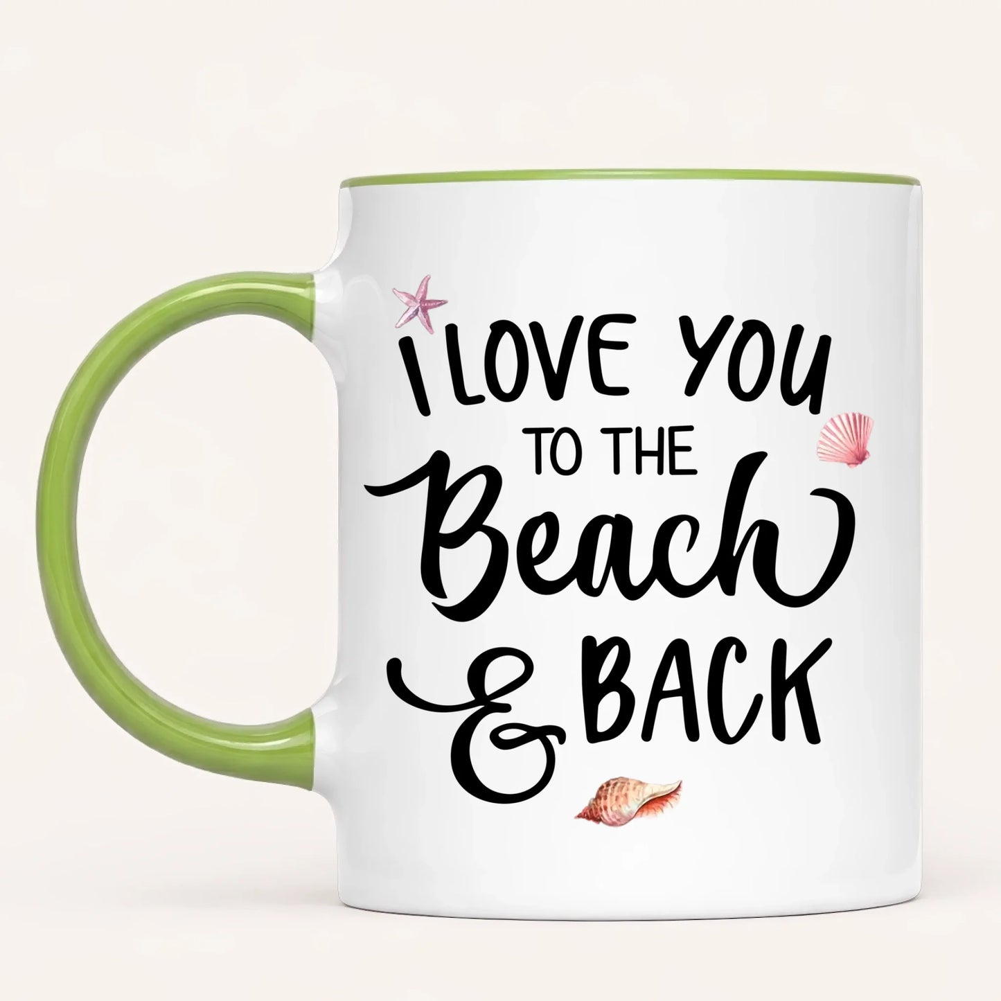 Personalised Beach Mug | To the Beach & Back