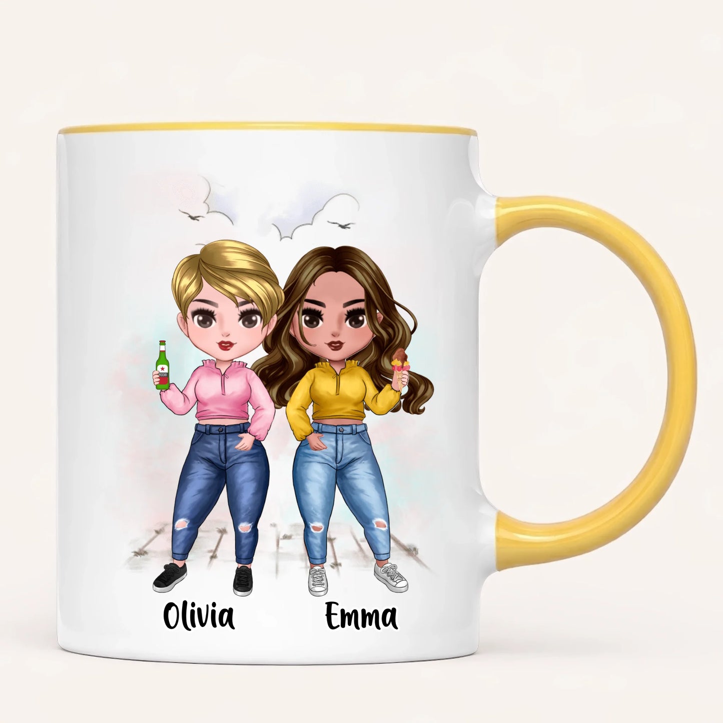 Personalised Best Friends Mug | Up to 7