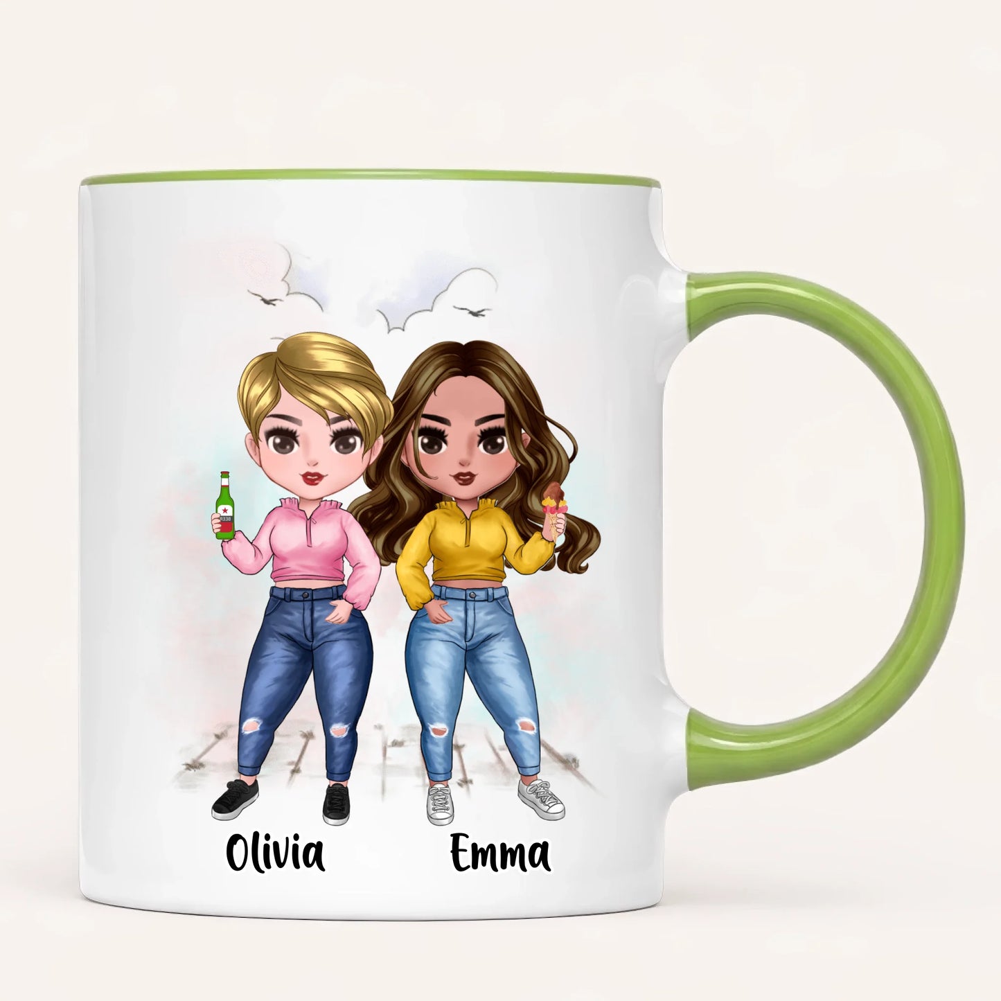 Personalised Best Friends Mug | Up to 7