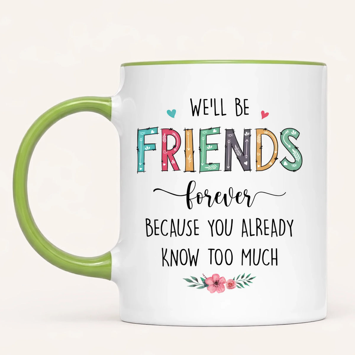 Personalised Best Friends Mug | Up to 7
