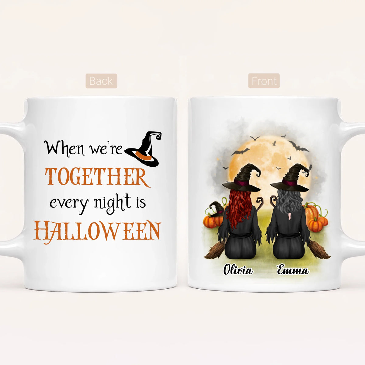 Personalised Witches Mug | Every Night is Halloween