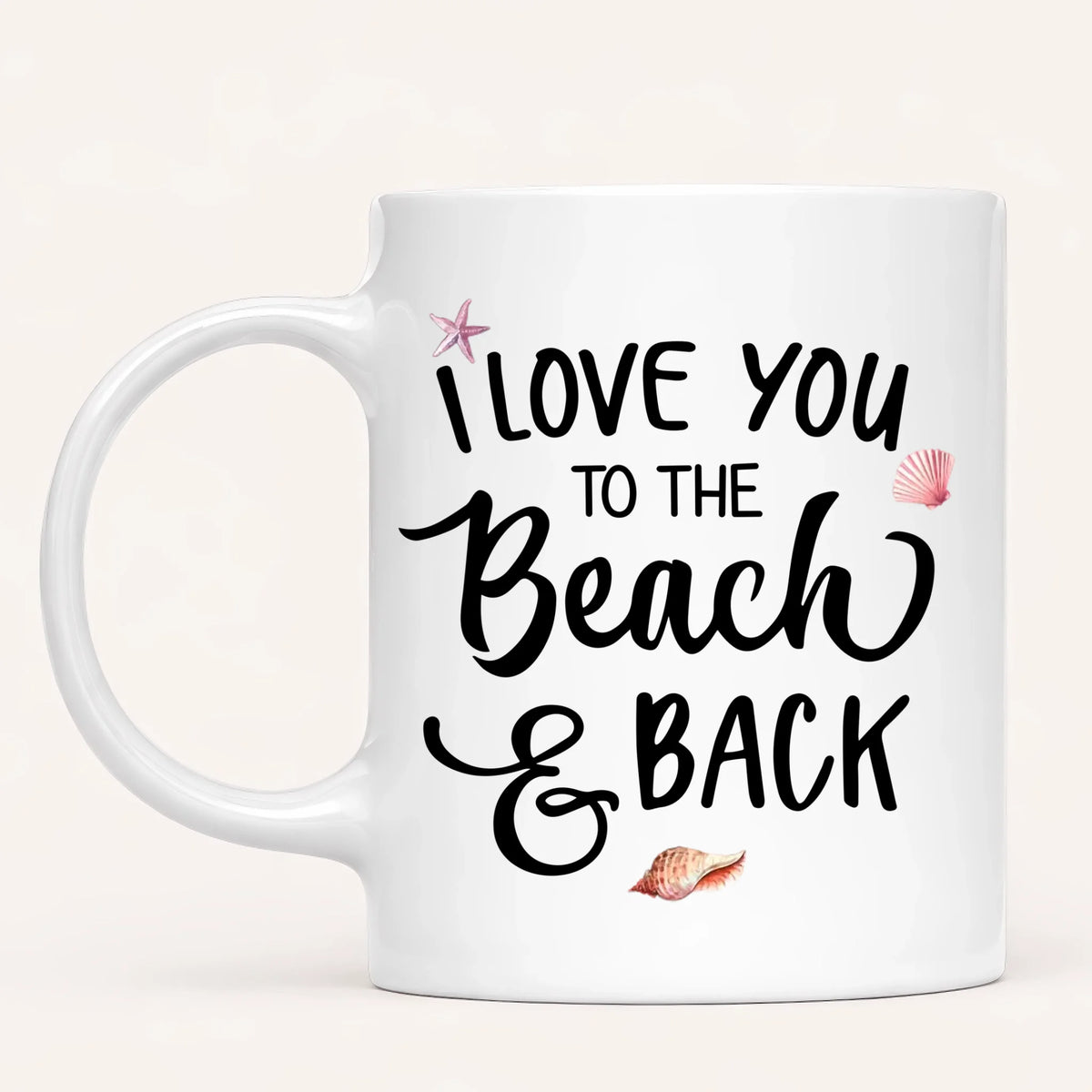 Personalised Beach Mug | To the Beach & Back