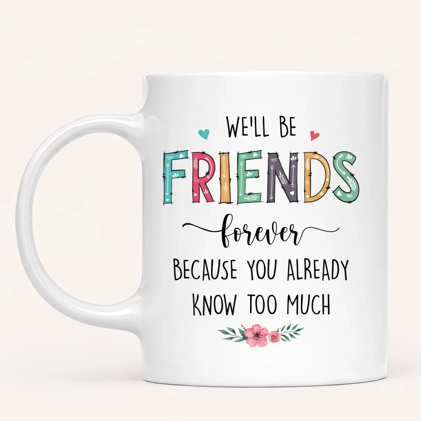 Personalised Best Friends Mug | Up to 7