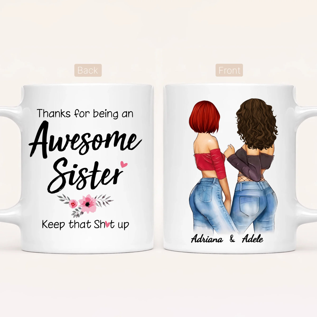 Personalised Sister Mug | Awesome Sister