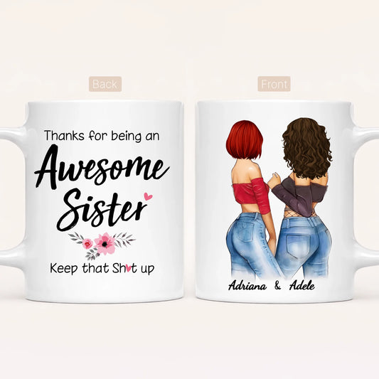 Personalised Sister Mug | Awesome Sister