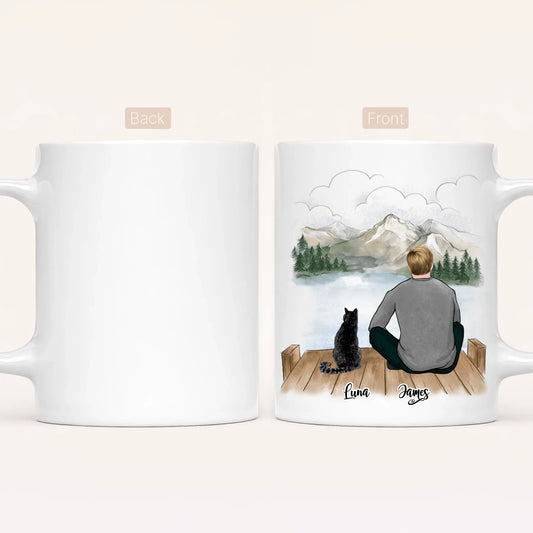 Personalised Cat Dad Mug | Up to 3