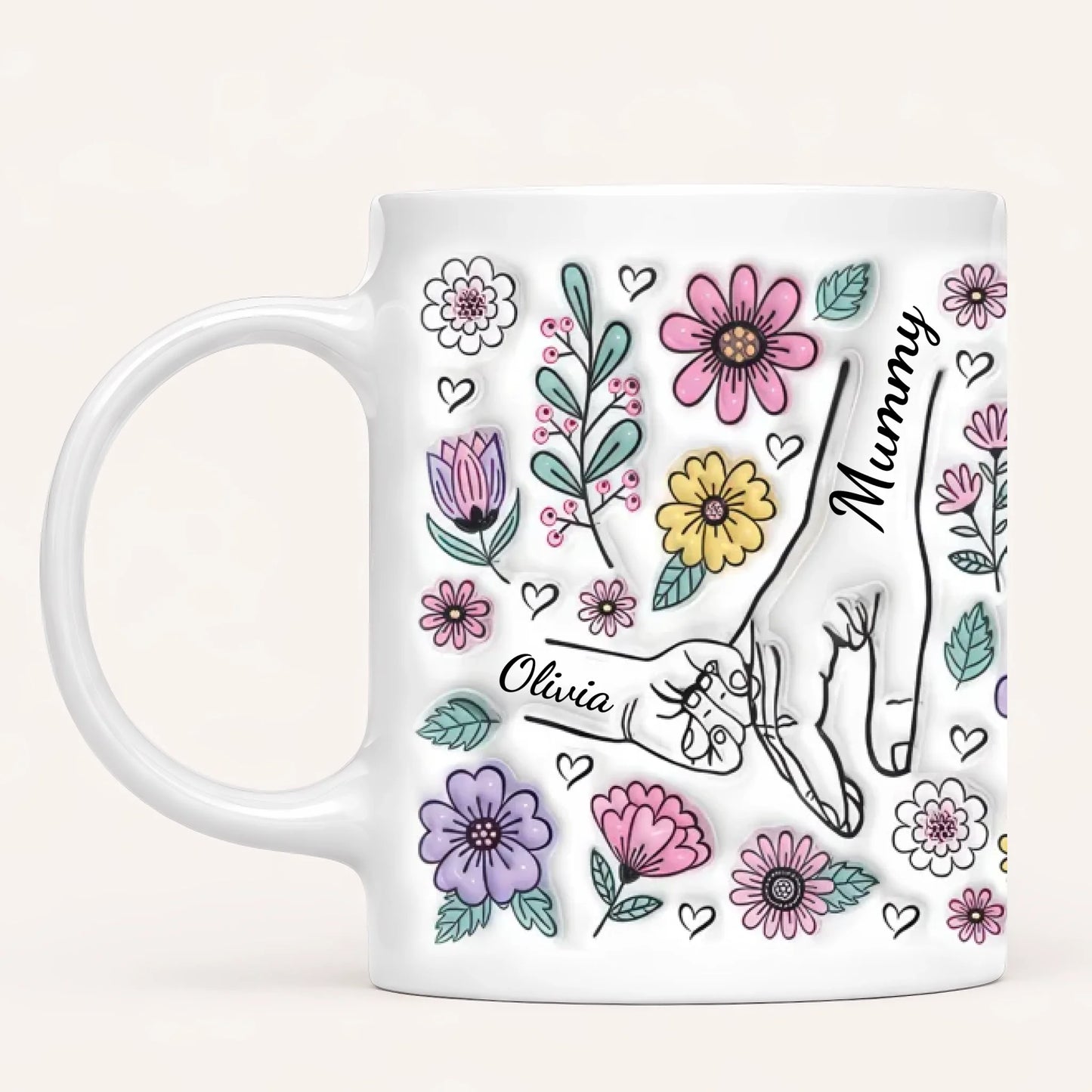 Personalised Mum Mug | Hold My Hand