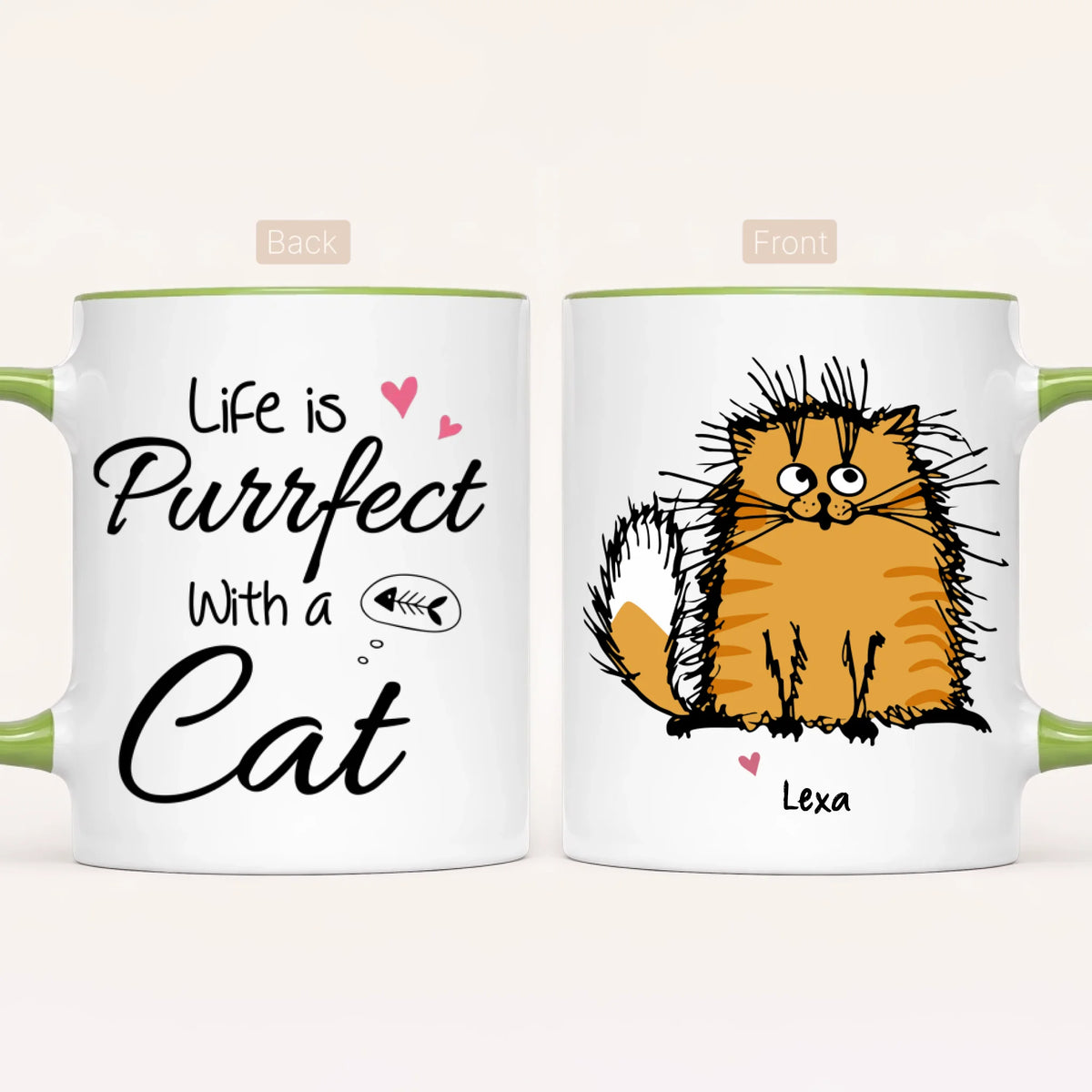 Personalised Cat Mug | Up to 7 Cats