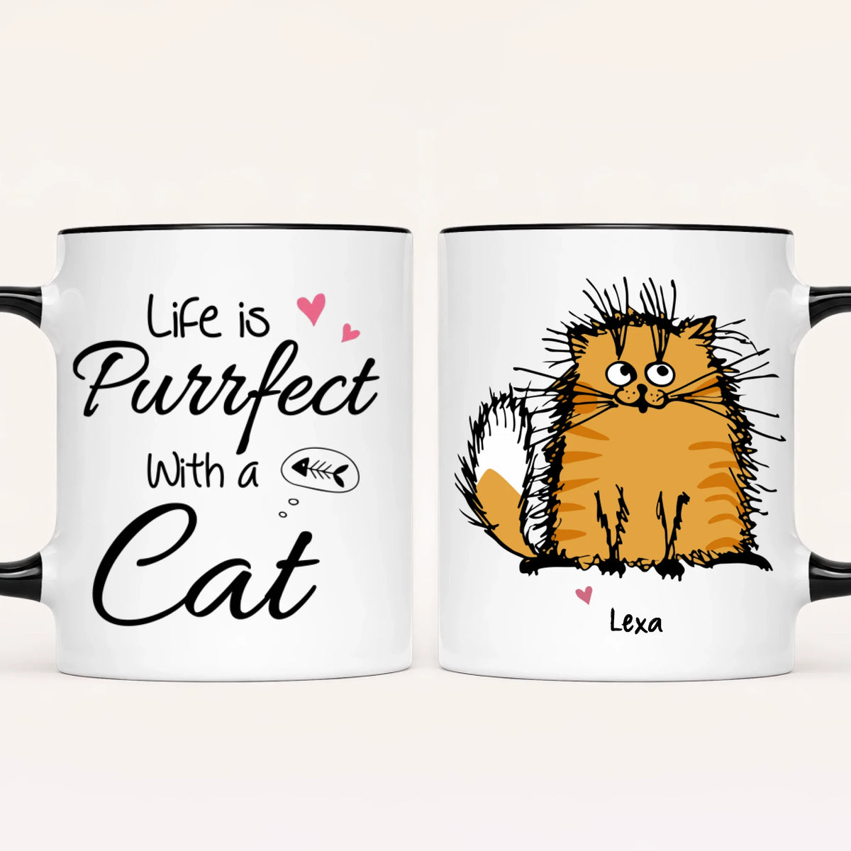 Personalised Cat Mug | Up to 7 Cats