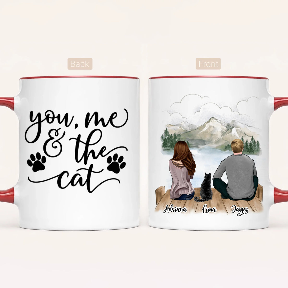 Personalised Cat Mug | Life Is Better with a cat