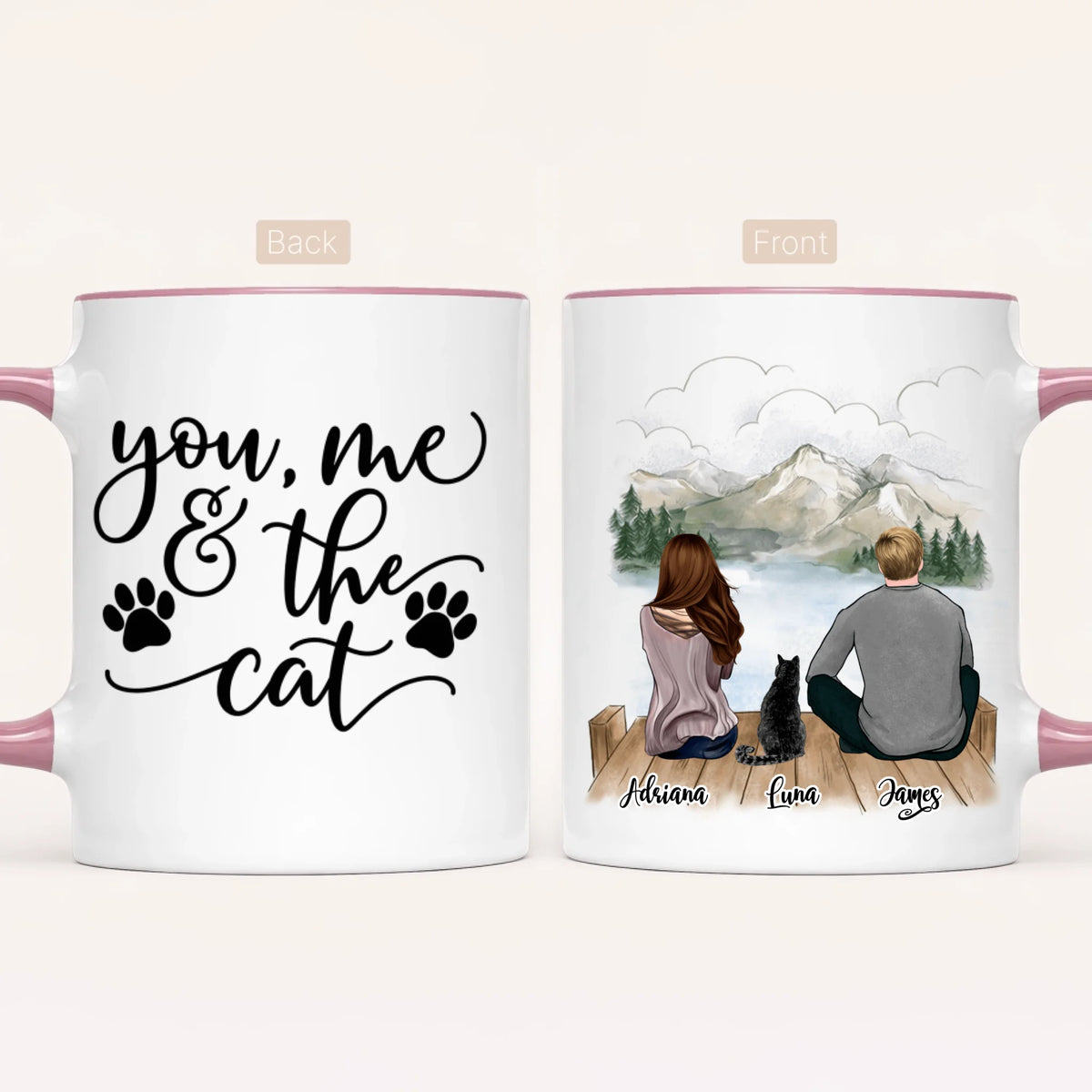 Personalised Cat Mug | Life Is Better with a cat