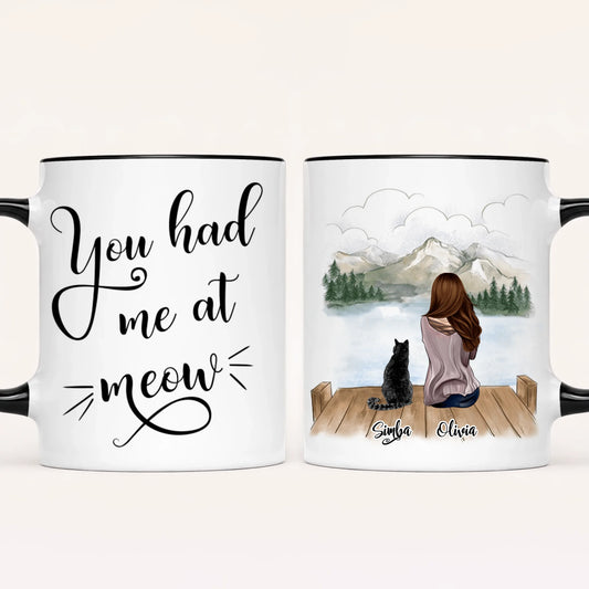 Personalised Cat Mum Mug | You Had Me at Meow