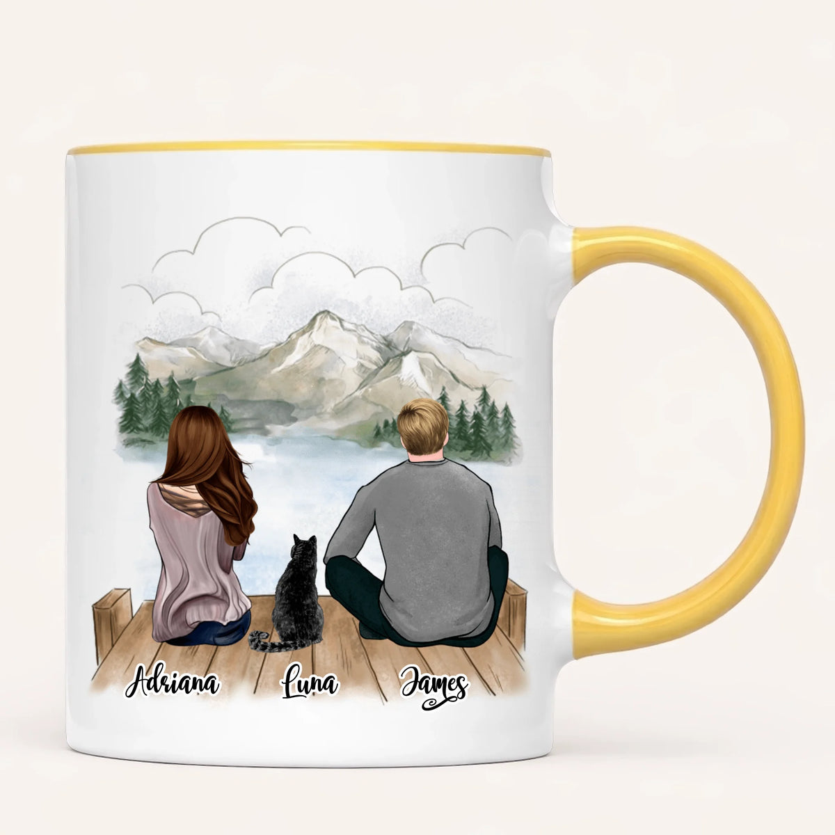 Personalised Cat Mug | Life Is Better with a cat