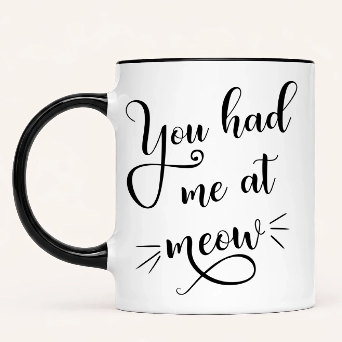 Personalised Cat Mum Mug | You Had Me at Meow