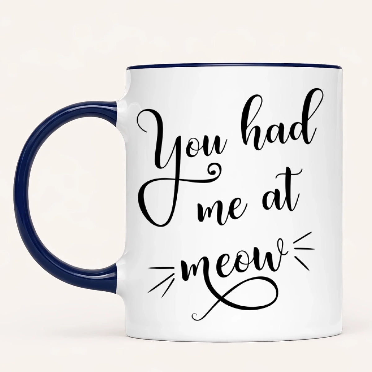 Personalised Cat Mum Mug | You Had Me at Meow