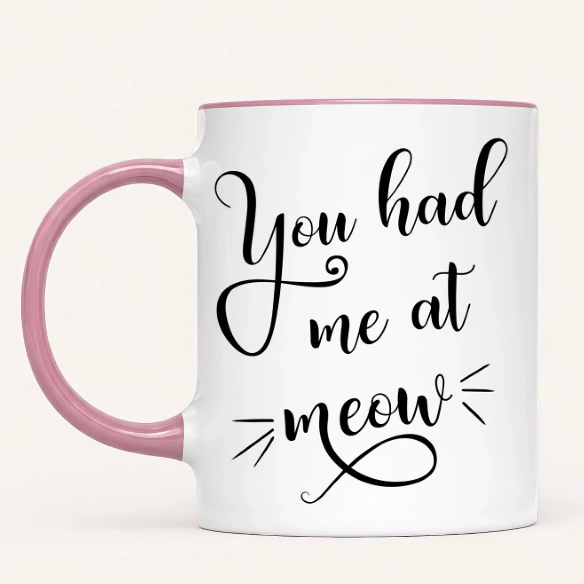 Personalised Cat Mum Mug | You Had Me at Meow