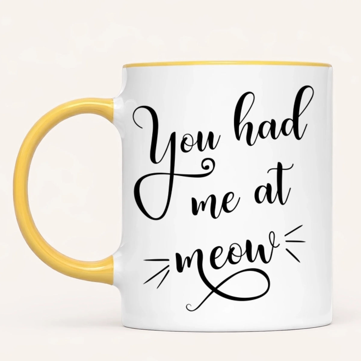 Personalised Cat Mum Mug | You Had Me at Meow