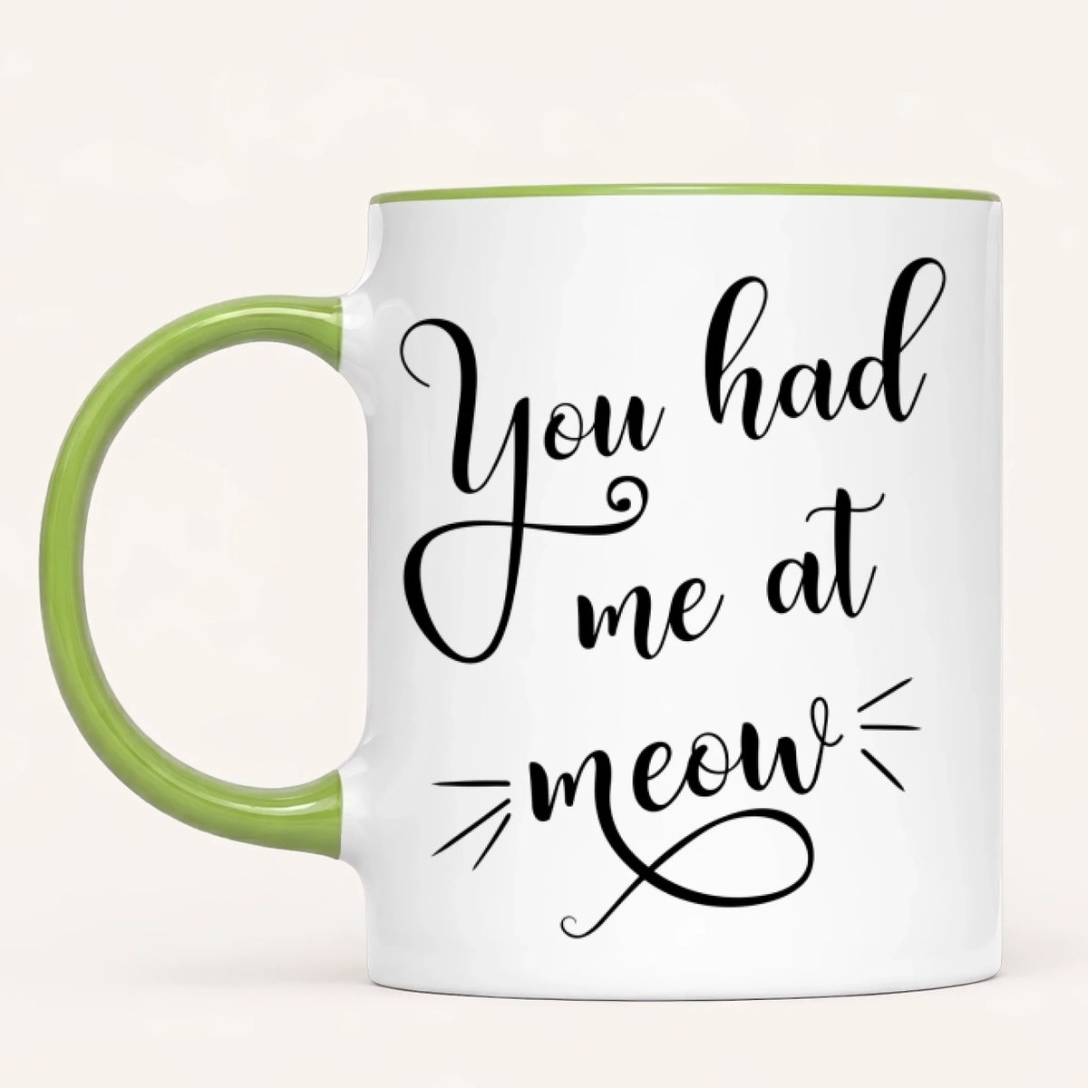 Personalised Cat Mum Mug | You Had Me at Meow