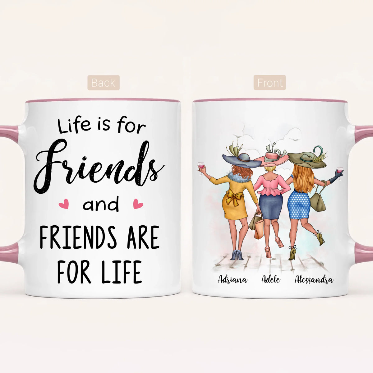 Personalised Besties Mug | Friends for Life