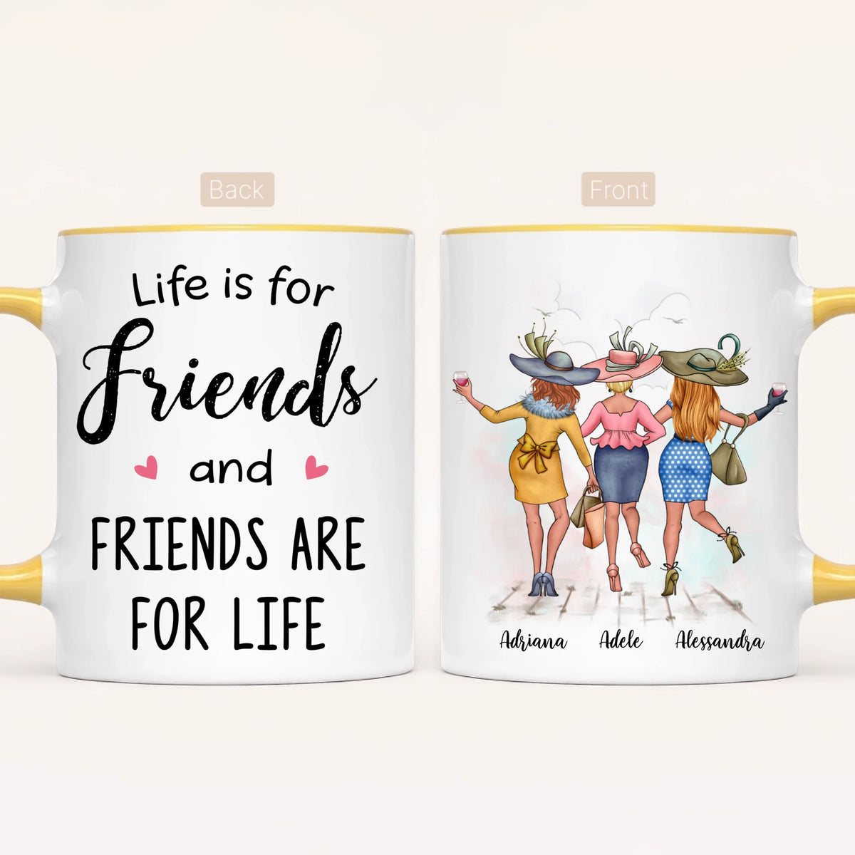 Personalised Besties Mug | Friends for Life